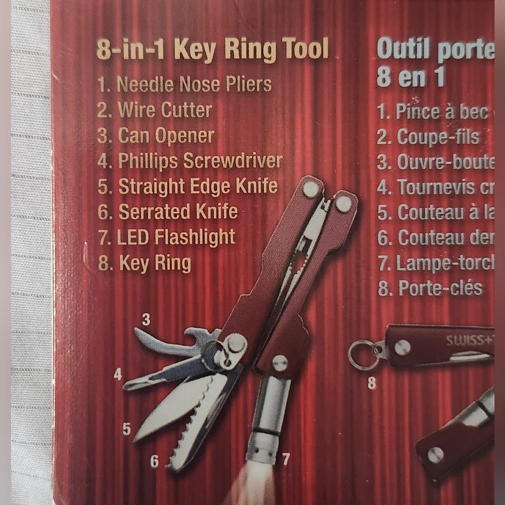 Swiss+Tech Mini Multi-Tool Keychain - Picture 7 of 7